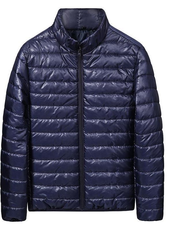 Down Jackets | dereck man – Short down jacket Blue nights Anoraks Anoraks