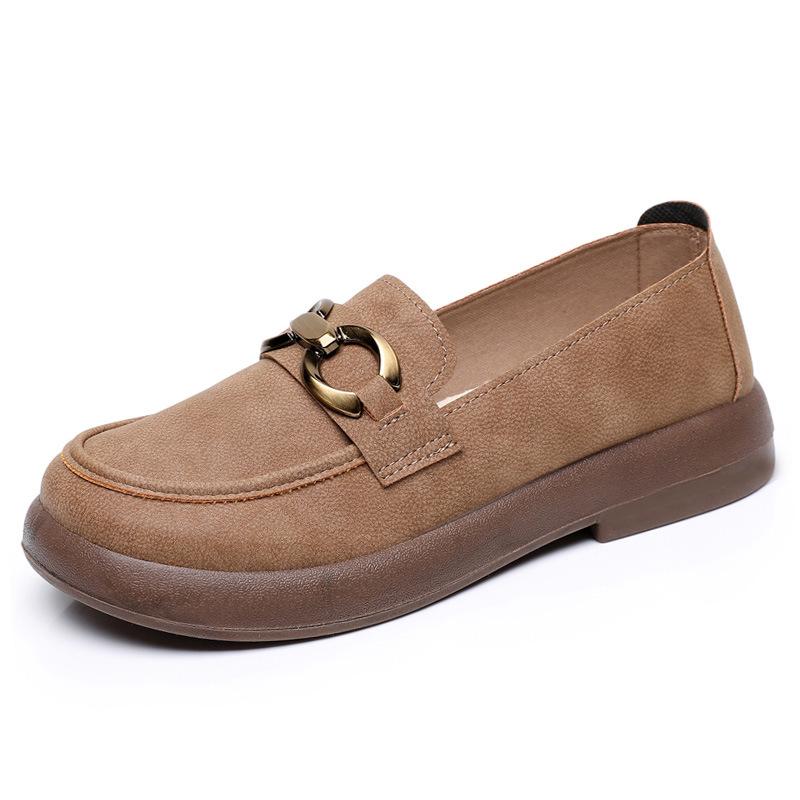 Loafers | spherica ec1 woman – Leather loafers Cognac Loafers Cognac