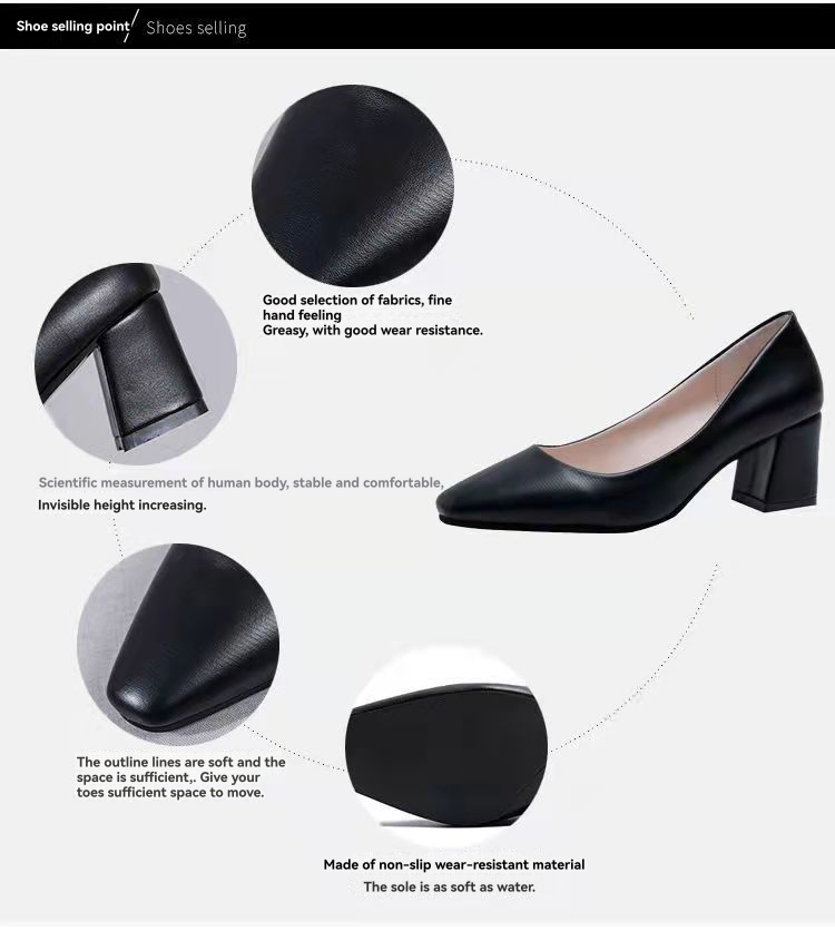 Pumps | pheby 50 woman – Medium heel pumps Black Heels Black