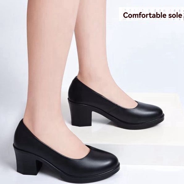 Pumps | walk pleasure 60 woman – Medium heel pumps Black Heels Black