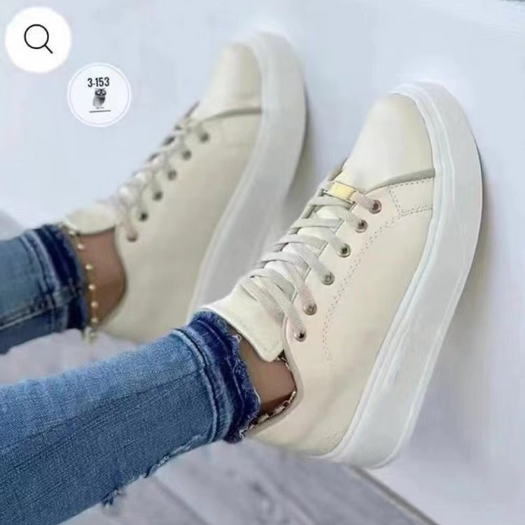 Sneakers | skyely woman – Low top sneakers Optic White/Light Gold Shoes Optic White/Light Gold