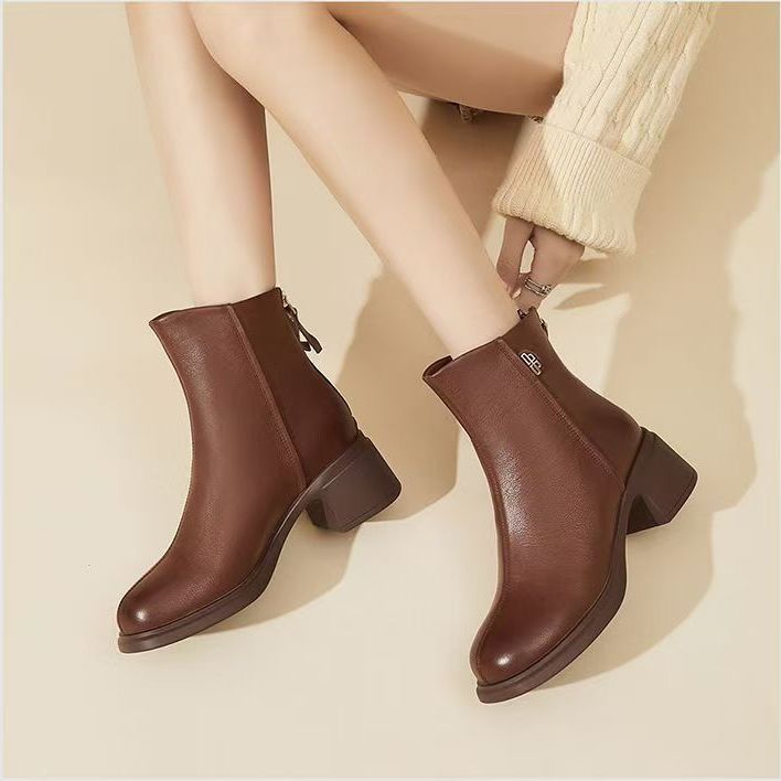 Ankle Boots | new asheel woman – Medium heel ankle boots Brown Ankle Boots Ankle Boots