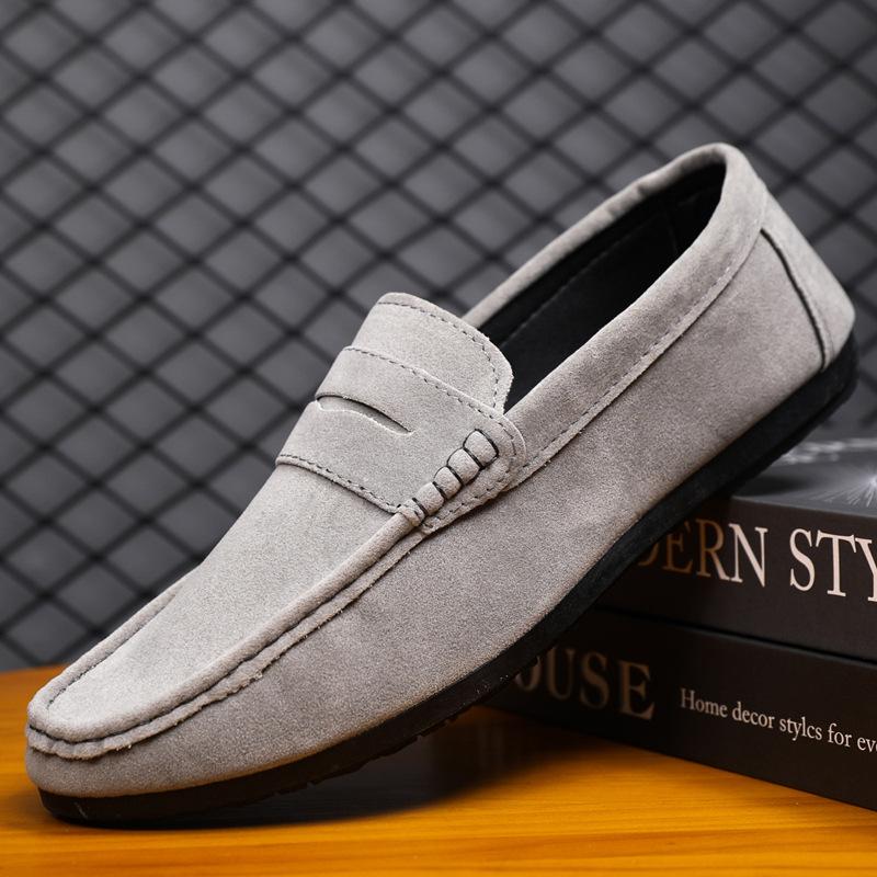 Loafers | kosmopolis + grip man – Suede loafers Navy Loafers Loafers